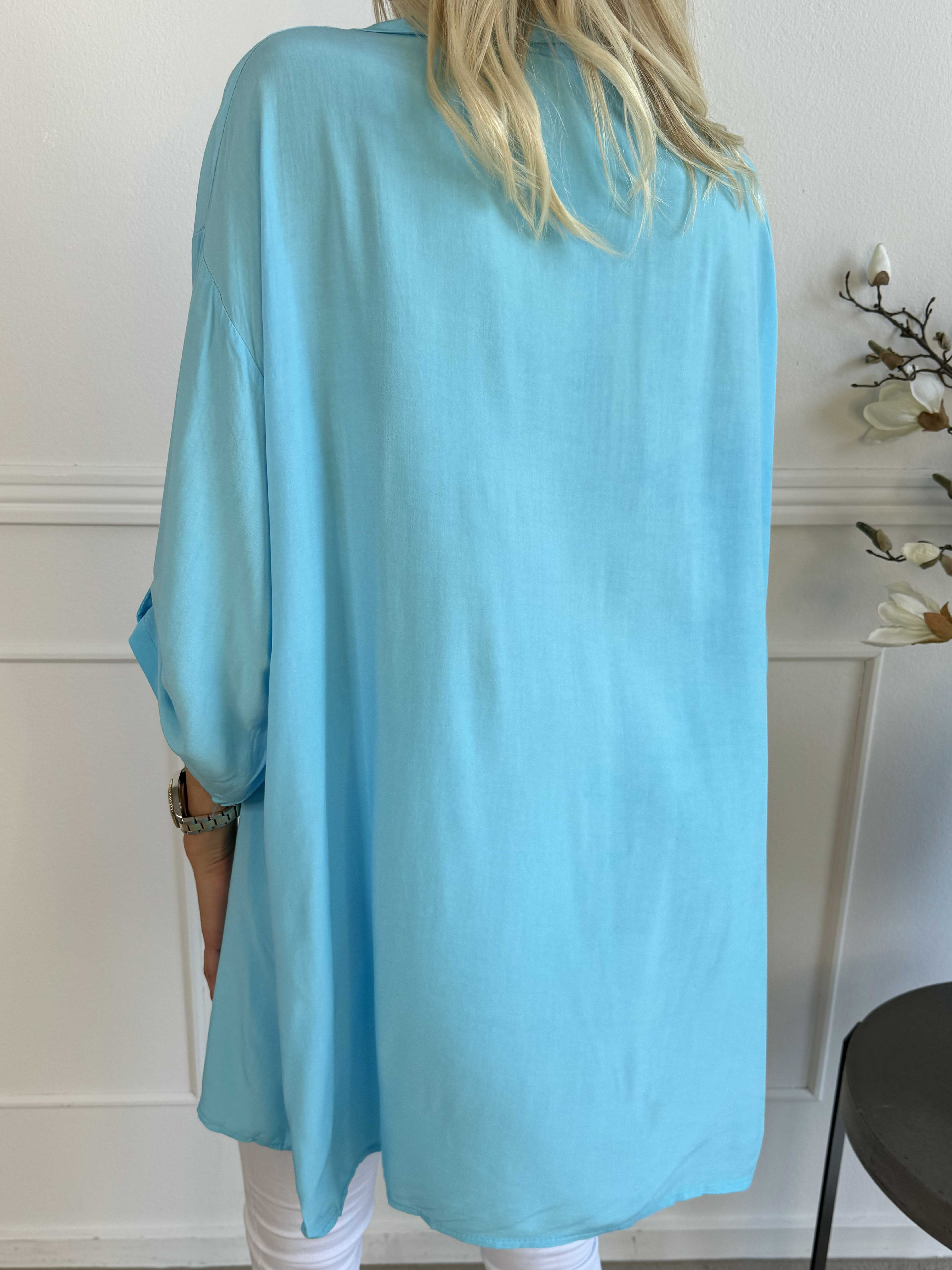 Love - Skjorte i viskose med similisten og stjerner